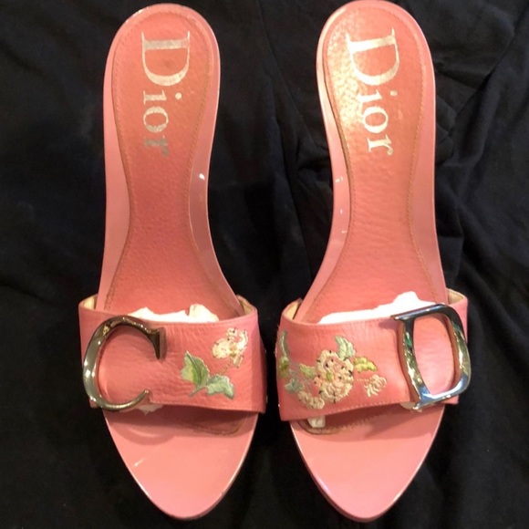 AUTHENTIC 💯 Dior Mule Heel Sandals - Picture 6 of 8